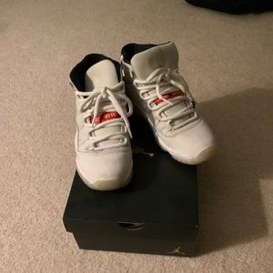 Jordan sneakers, white canvas